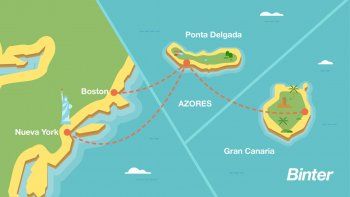 In vendita voli dalle Canarie (Gran Canaria) a New York e Boston con scalo nelle Azzorre