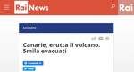 Eruzione dell'isola di La Palma: attenzione ai titoli